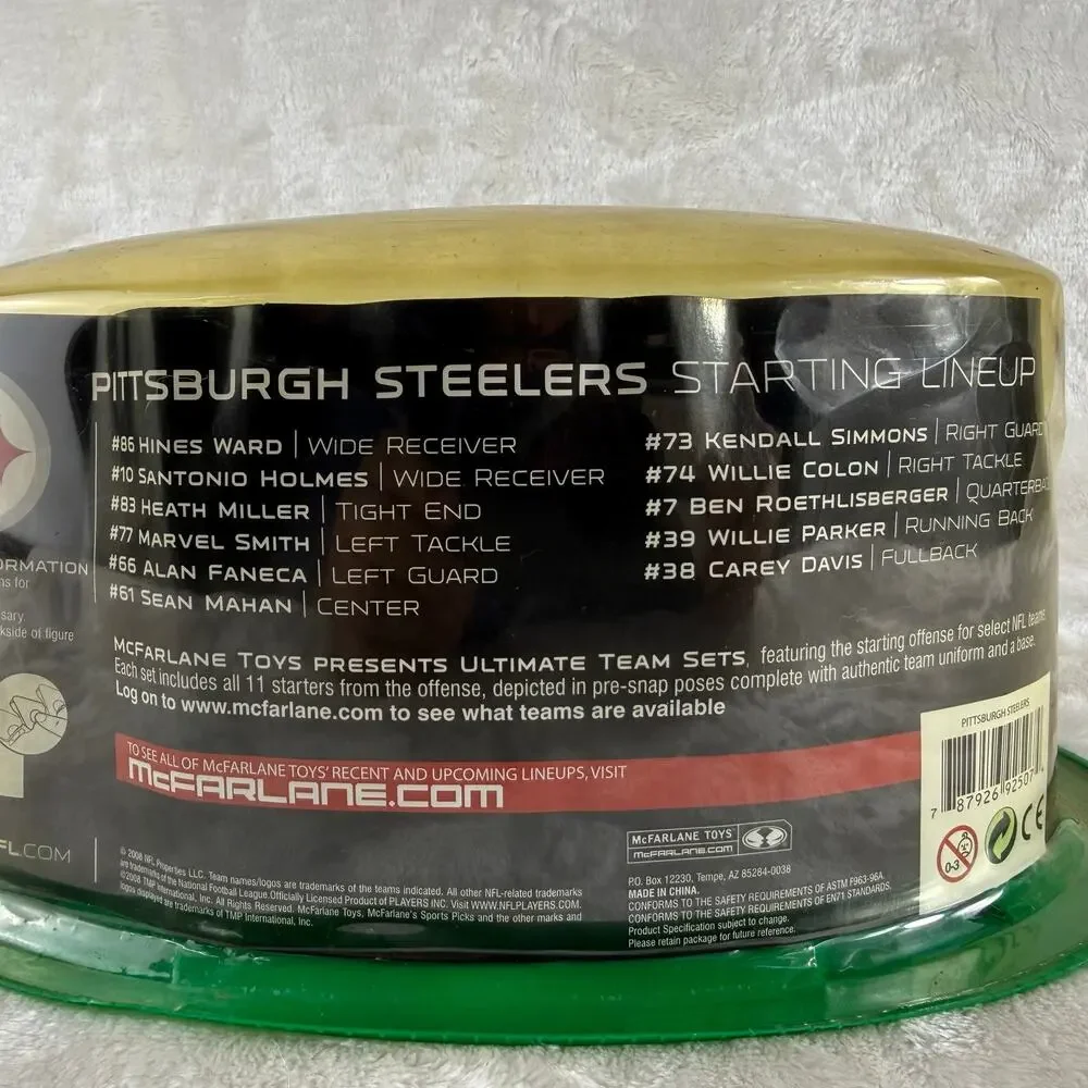 McFarlane Toys Pittsburgh Steelers Sportspicks Ultimate Team Set Figures